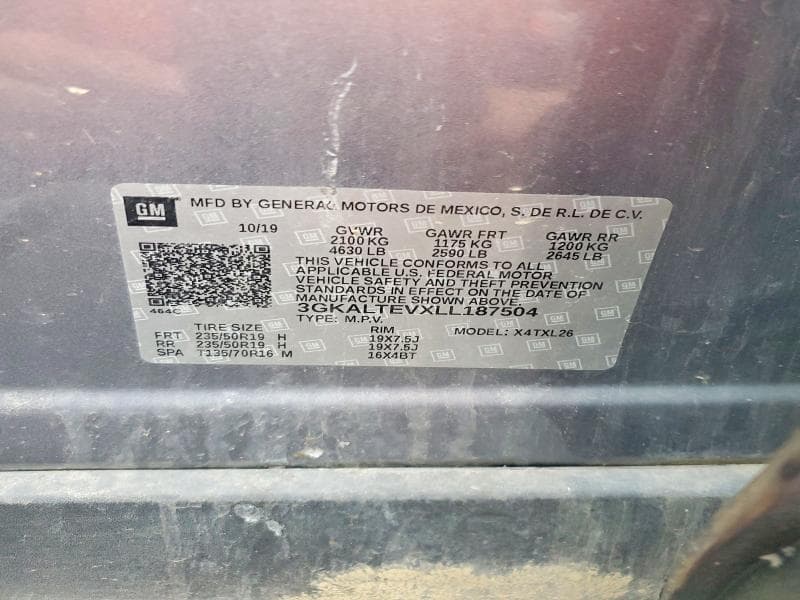 2020 GMC TERRAIN SLE 13