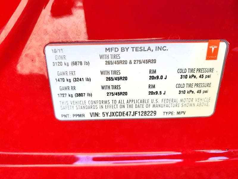 2018 TESLA MODEL X 13