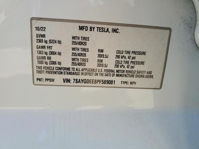 2023 TESLA MODEL Y 13