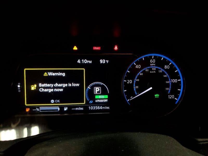 2019 NISSAN LEAF S 9
