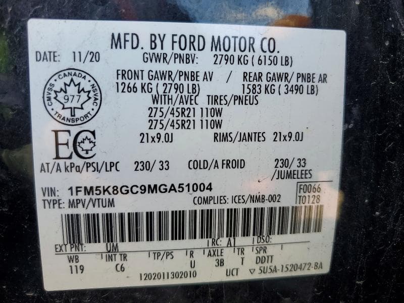 2021 FORD EXPLORER ST 13