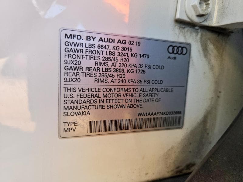 2019 AUDI Q7 PREMIUM 14