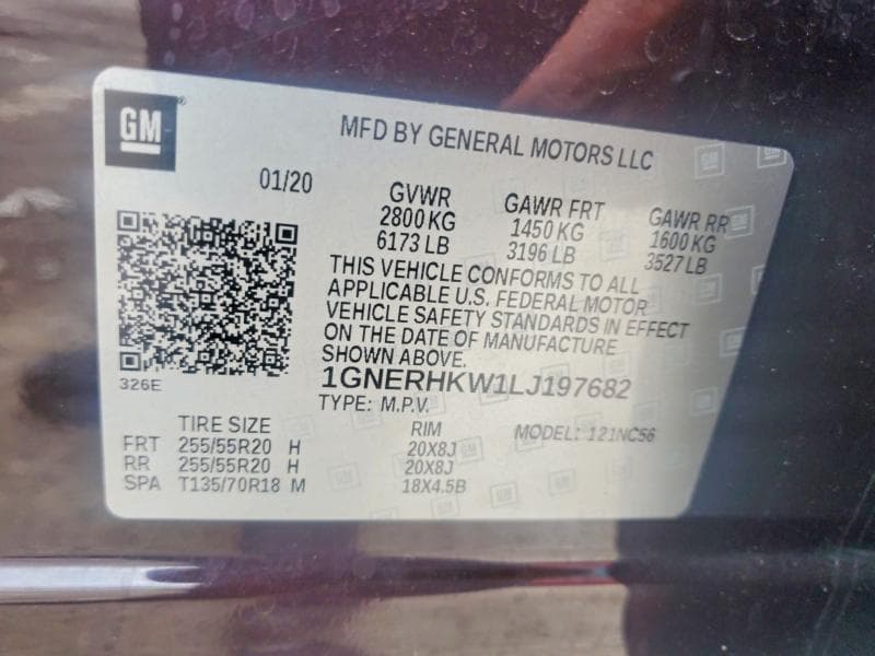 2020 CHEVROLET TRAVERSE LT 13