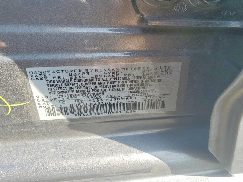 2024 NISSAN SENTRA S 12