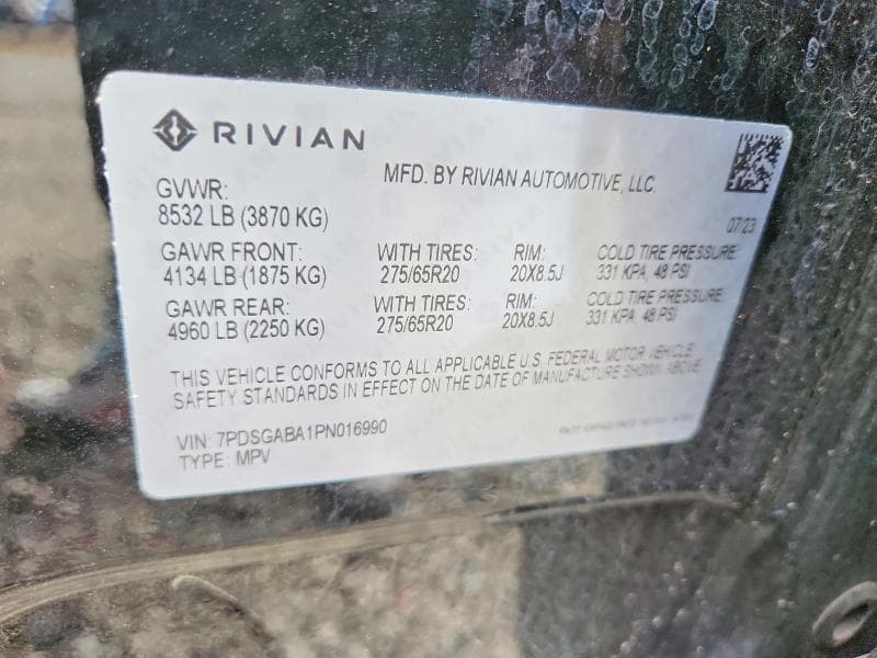 2023 RIVIAN R1S ADVENTURE 14