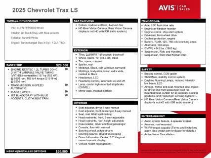 2025 CHEVROLET TRAX LS 12