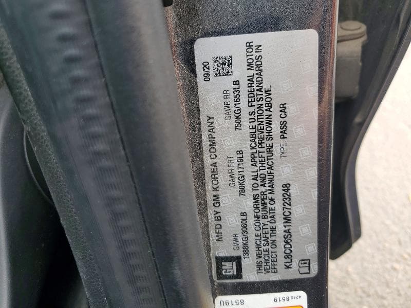 2021 CHEVROLET SPARK 1LT 12