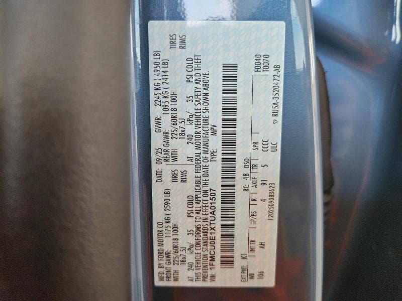 2026 FORD ESCAPE 14