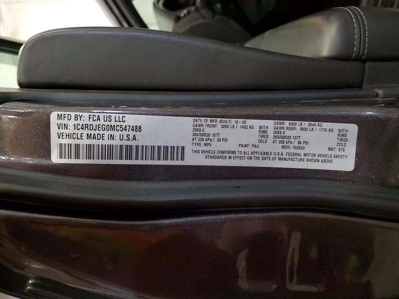 2021 DODGE DURANGO CITADEL 13