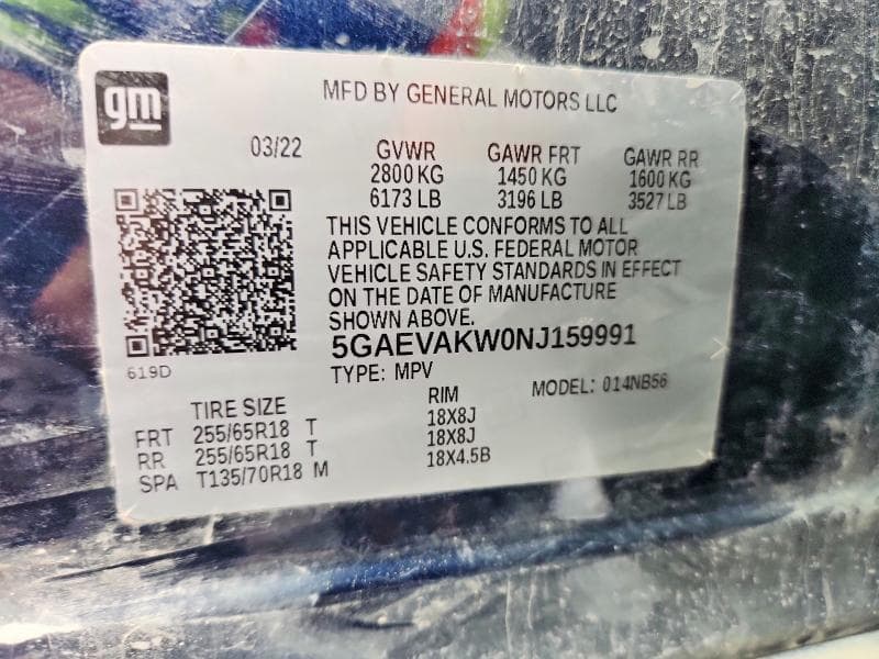 2022 BUICK ENCLAVE ESSENCE 13