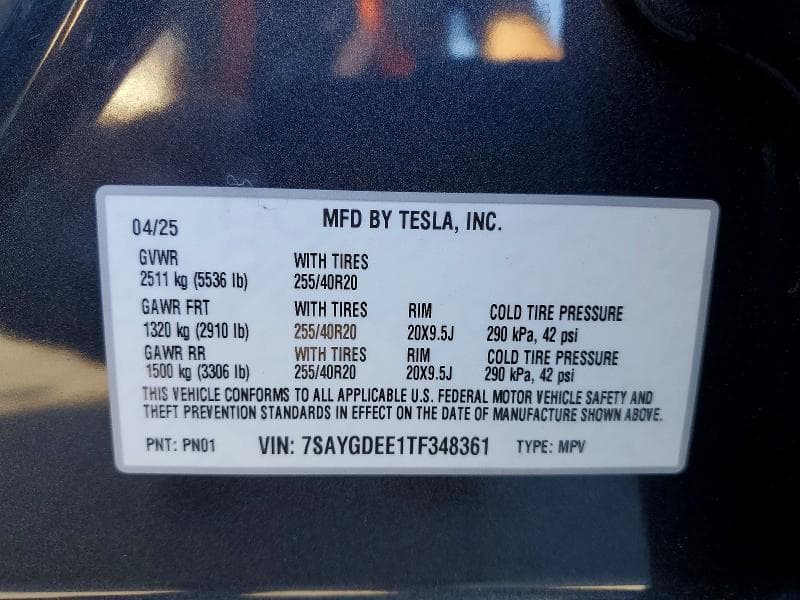 2026 TESLA MODEL Y 12