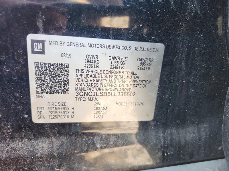 2020 CHEVROLET TRAX 1LT 13