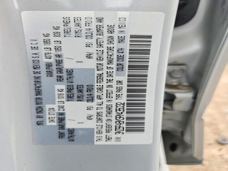 2024 MAZDA 3 SELECT SPORT 12