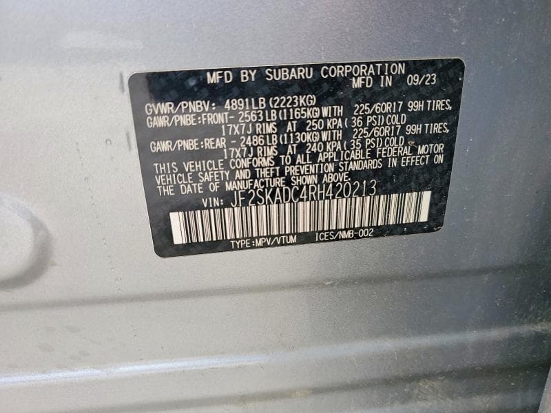 2024 SUBARU FORESTER PREMIUM 13