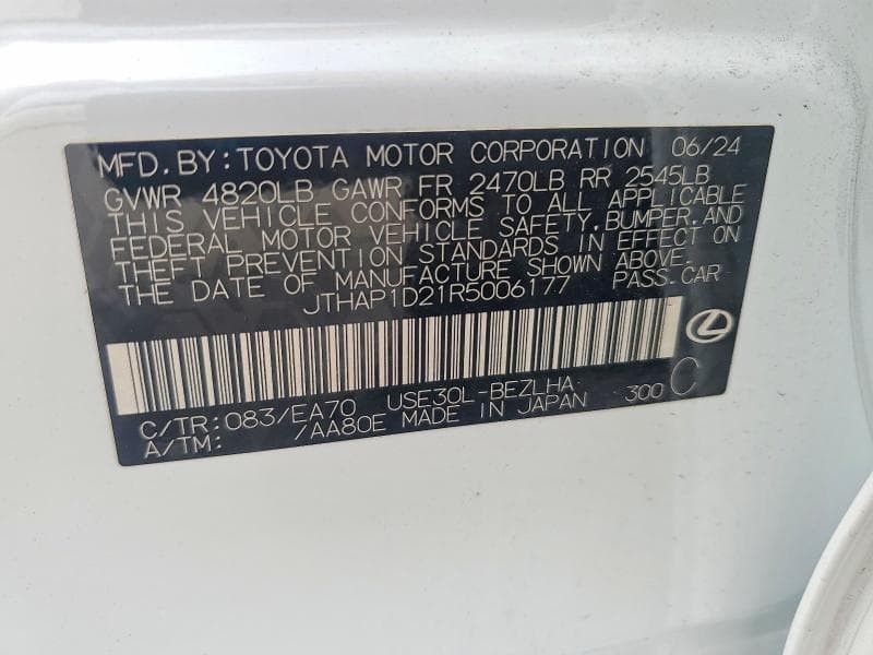 2024 LEXUS IS 500 F SPORT PERFORMANCE PREMIUM 13