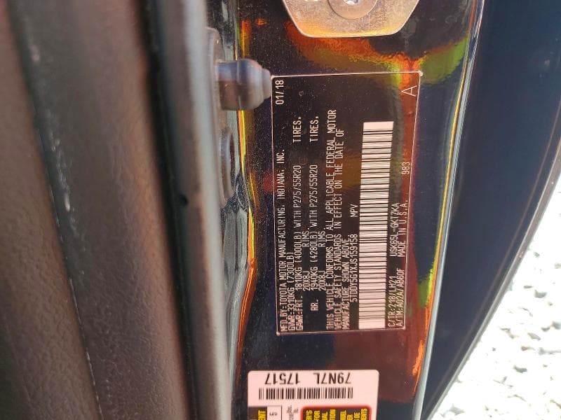 2018 TOYOTA SEQUOIA PLATINUM 14