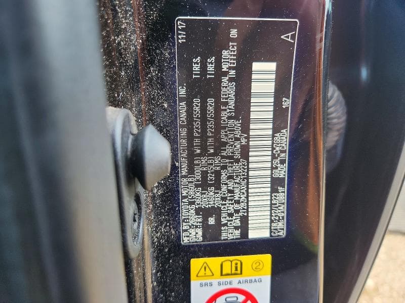 2017 LEXUS RX 350 BASE 12