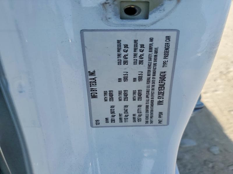 2020 TESLA MODEL 3 12