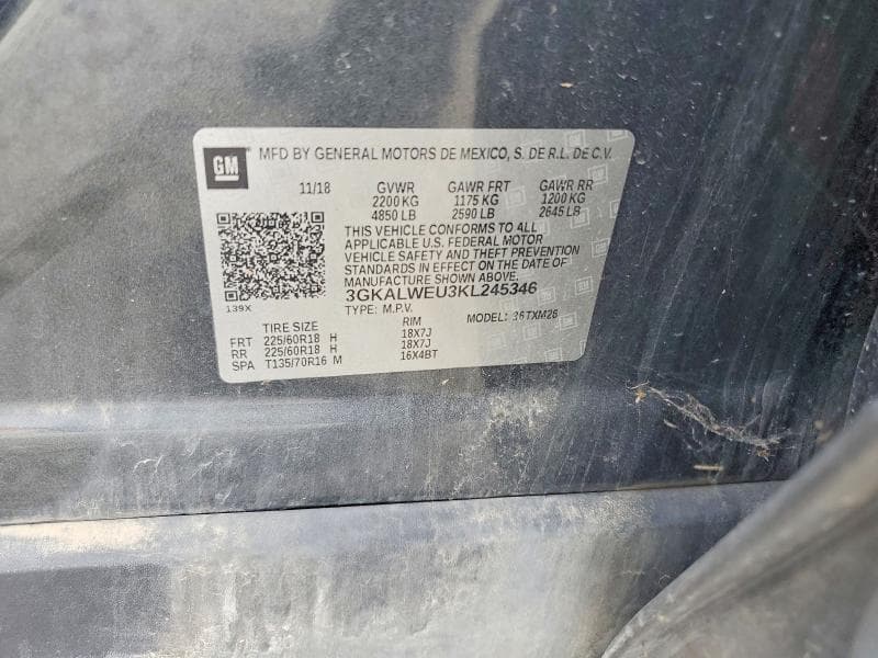 2019 GMC TERRAIN SLT 14