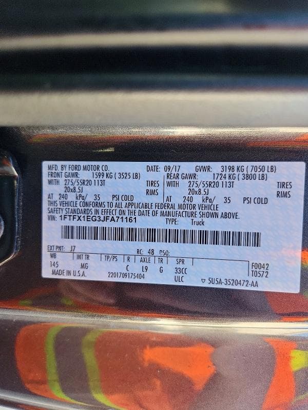 2018 FORD F150 SUPER CAB 12