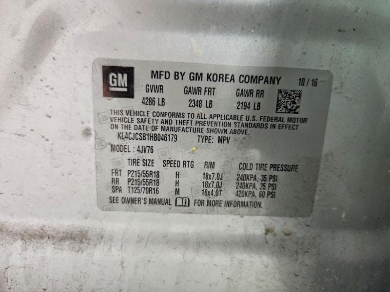2017 BUICK ENCORE ESSENCE 13