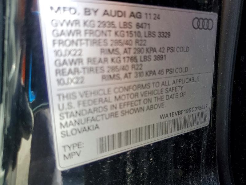2025 AUDI Q8 PREMIUM PLUS S-LINE 13