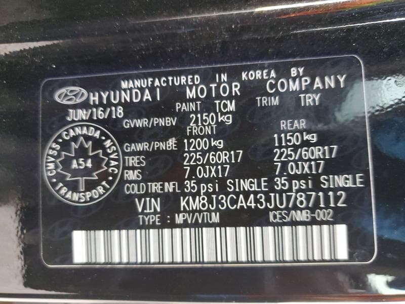 2018 HYUNDAI TUCSON SE 13