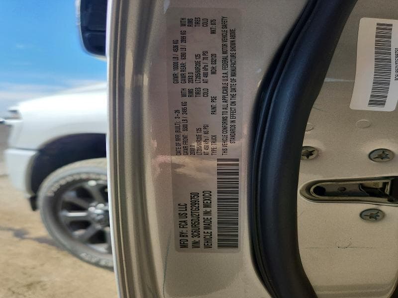 2026 RAM 2500 BIG HORN 12