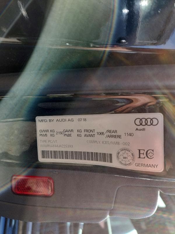 2018 AUDI A4 PRESTIGE 12