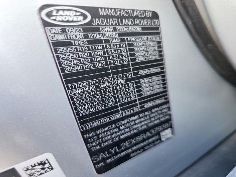 2024 LAND ROVER RANGE ROVER VELAR DYNAMIC SE 14