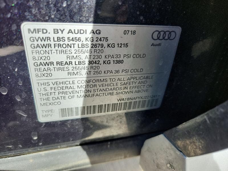 2018 AUDI Q5 PREMIUM PLUS 13