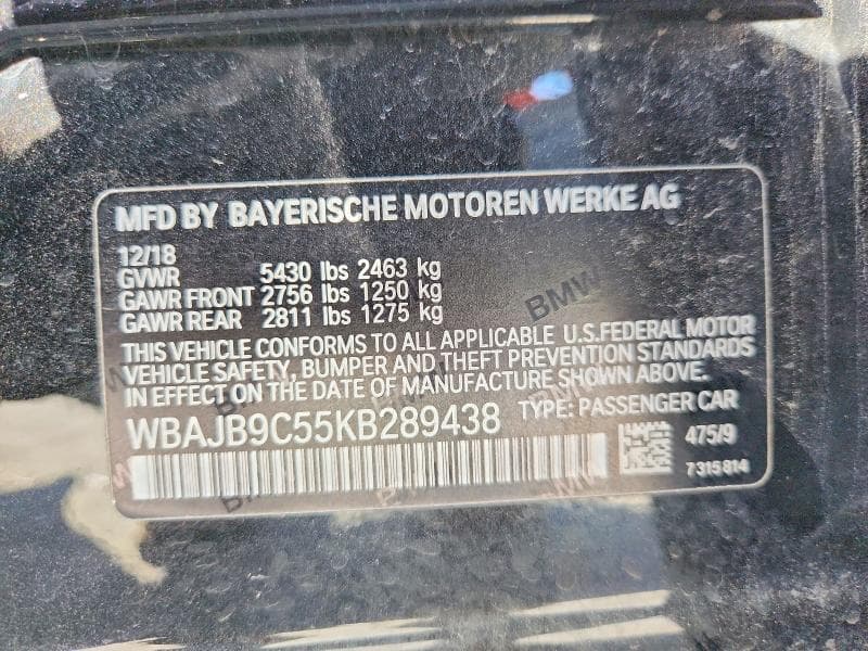 2019 BMW M550XI 13