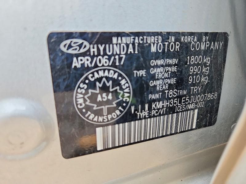 2018 HYUNDAI ELANTRA GT BASE 12