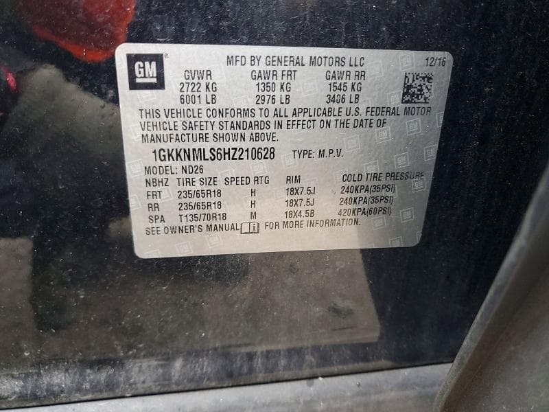 2017 GMC ACADIA SLT-1 13