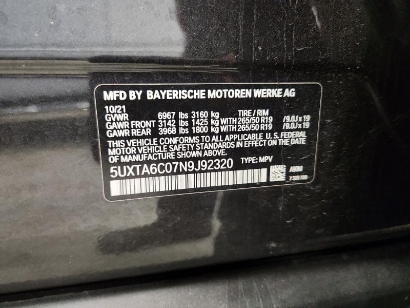 2022 BMW X5 XDRIVE45E 13