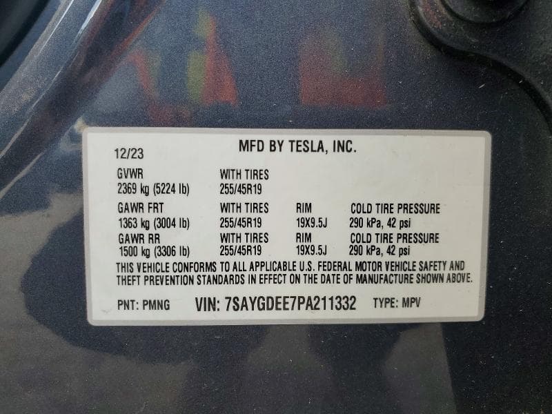 2023 TESLA MODEL Y 14