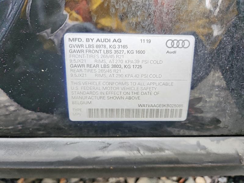 2019 AUDI E-TRON PRESTIGE 13