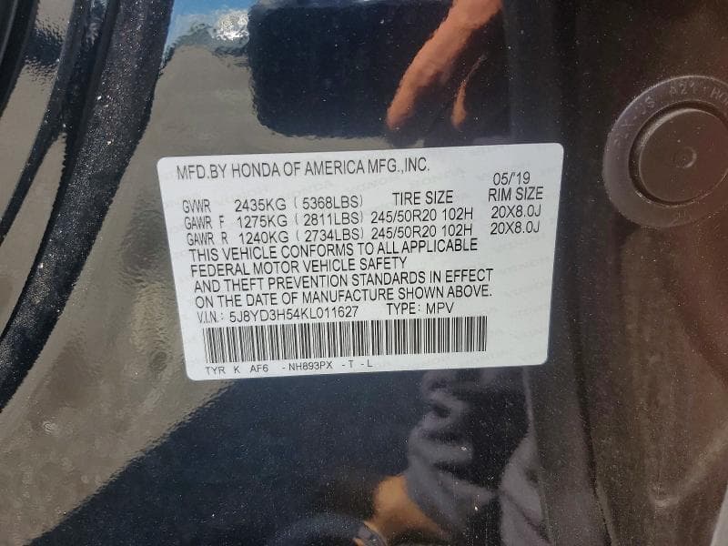 2019 ACURA MDX TECHNOLOGY 13
