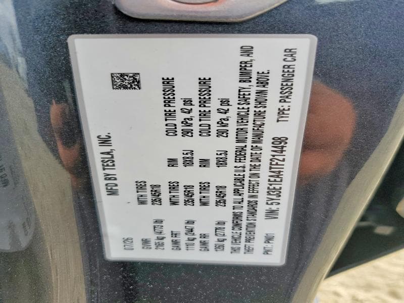 2026 TESLA MODEL 3 13