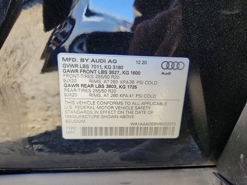2021 AUDI E-TRON PREMIUM 13