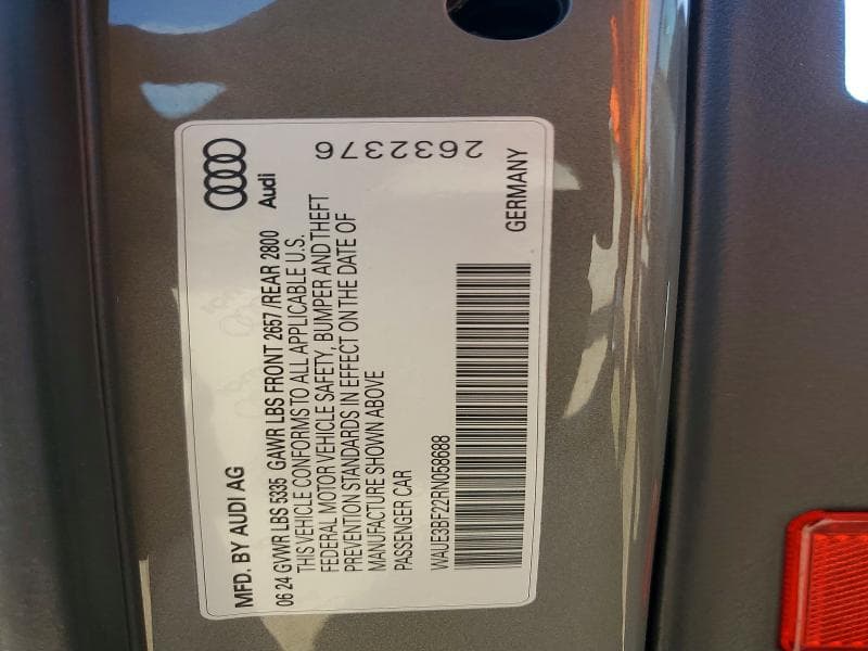 2024 AUDI A6 PREMIUM PLUS 12