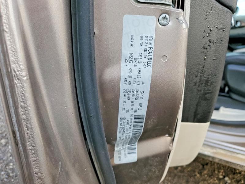 2017 CHRYSLER PACIFICA TOURING L PLUS 14