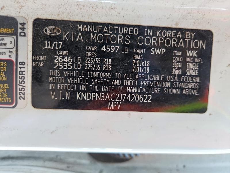2018 KIA SPORTAGE EX 12
