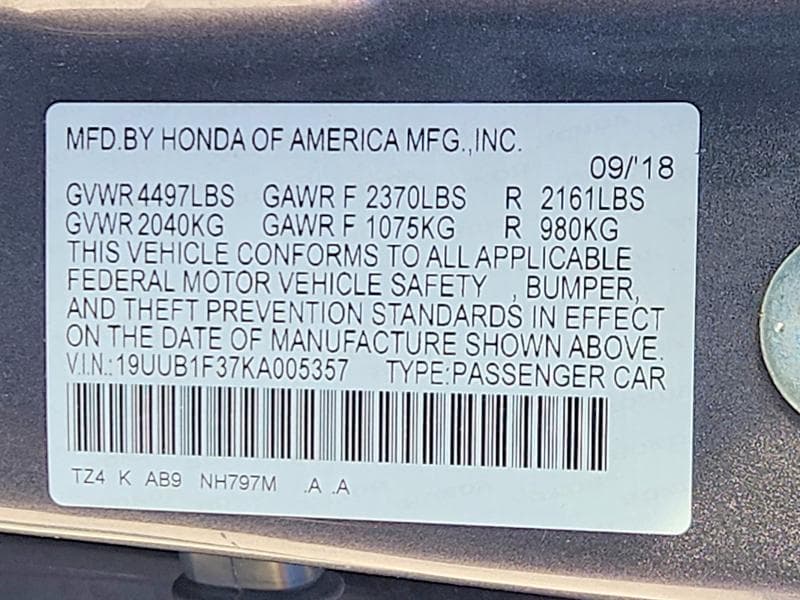 2019 ACURA TLX 13
