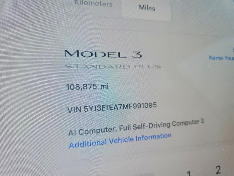 2021 TESLA MODEL 3 9