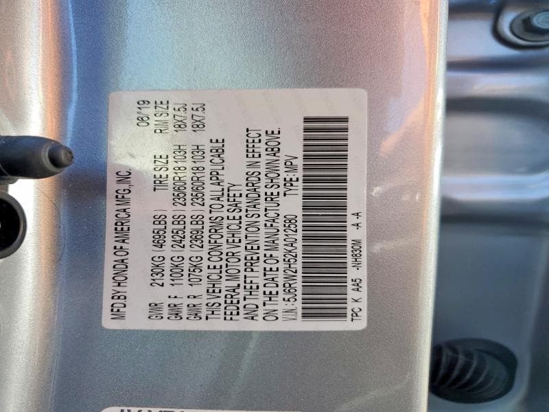 2019 HONDA CR-V EX 13