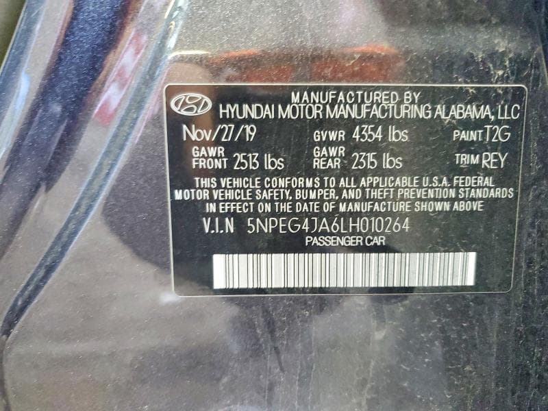 2020 HYUNDAI SONATA SE 12