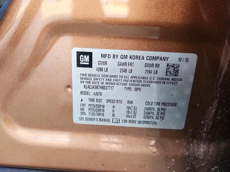 2017 BUICK ENCORE PREFERRED 14