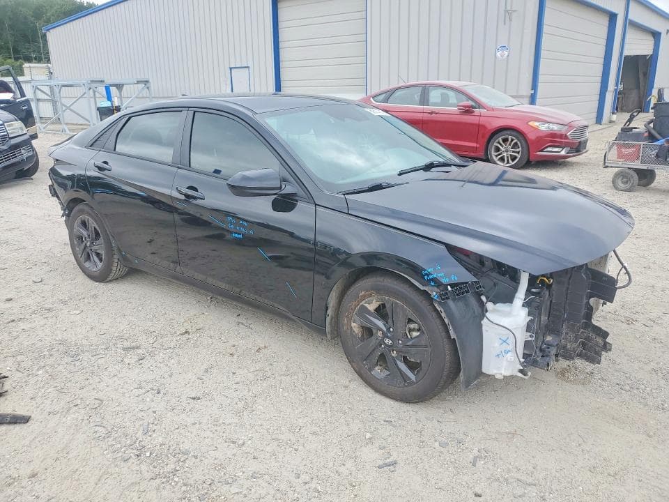 2021 HYUNDAI ELANTRA BLUE 4