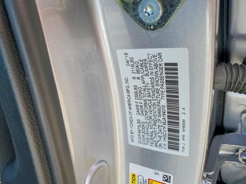 2018 HONDA ACCORD SPORT 12